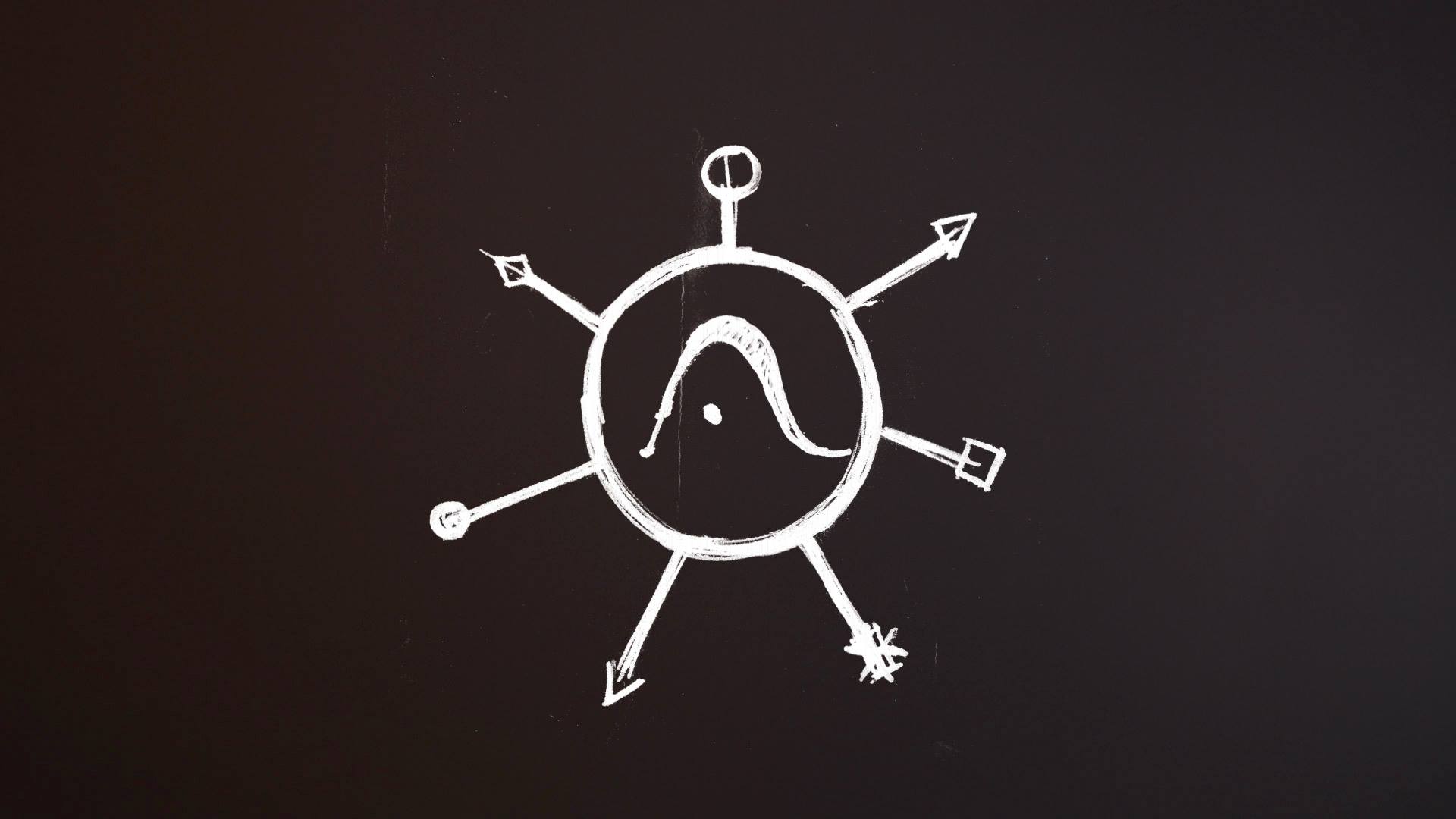 Sketch of the Aplysia logo
